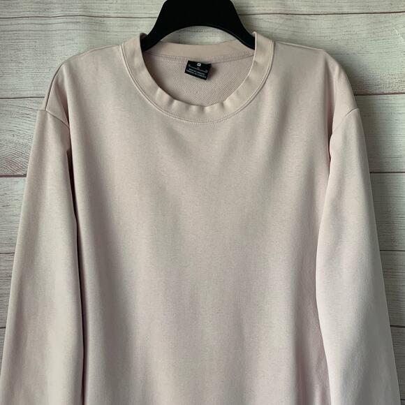 Nike Dri-Fit Light Pink Sweatshirt Oversized Crewneck Pullover Size XL - Picture 2 of 16
